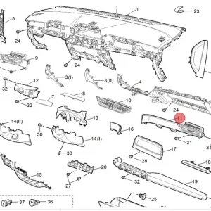 Bestseller Kratka nawiewu prawa MG3