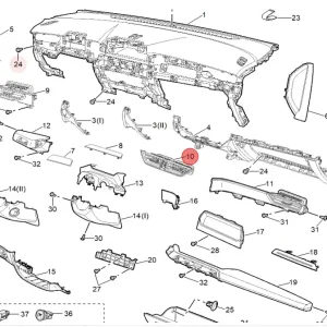 Ostatnia szansa Kratka nawiewu środkowa MG3