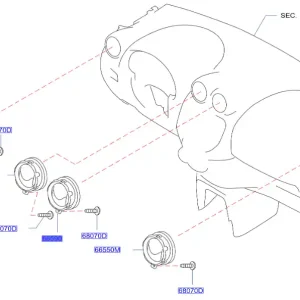 Szybka dostawa Kratka nawiewu środkowa nissan micra 2010-2015 - wyprzedaż