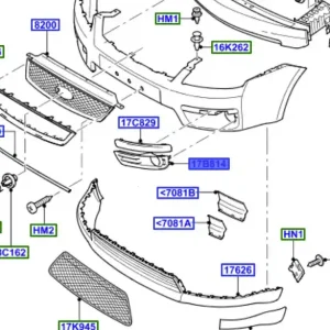 Hit cenowy Kratka prawa zderzaka przedniego focus MK2