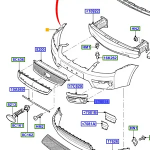 Bestseller Kratka reflektora przeciwmgielnego lewego Ford Focus MK2 Cmax - wyprzedaż
