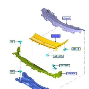 Kratka górna podszybia Ford Ka 2016 2019 - wyprzedaż Darmowy zwrot