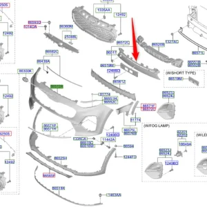 Kratka grill zderzak przedniego 2018 2022 Zamów dziś