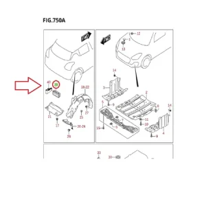 Wysoka jakość Kratka wentylacyjna bagażnika swift Suzuki