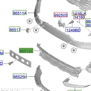 Zamów dziś Kratka zderzaka przedniego Kia SPortage 21-25