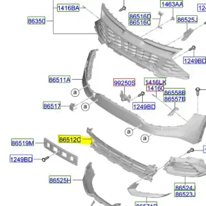 Wyjątkowa oferta Kratka zderzaka przedniego Kia Sportage Hybrid 21-25