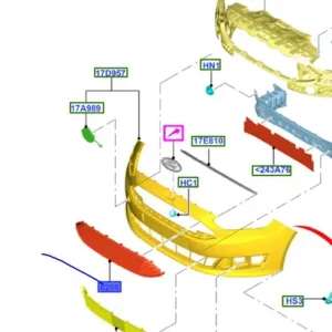 Kratka zderzaka przód FORD Tylko dziś