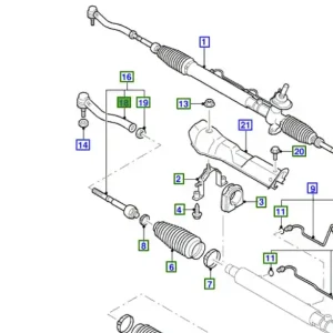 Końcówka prawa drążka kierowniczego galaxy 19942006 Obniżka ceny