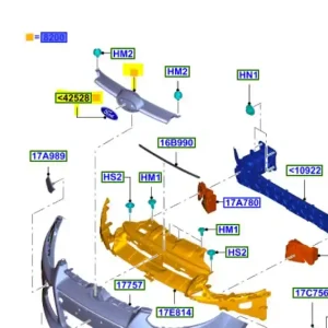 Kratka zderzaka przód FORD Wyprzedaż
