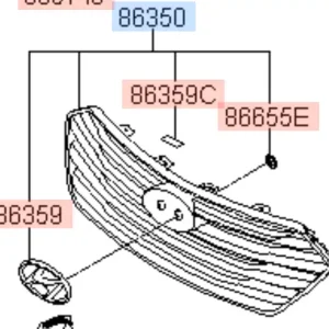 Tylko do końca tygodnia Kratka zderzaka przód grand fe Hyundai