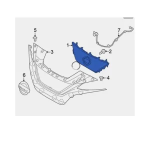 Kratka zderzaka przód NISSAN Łatwy zwrot