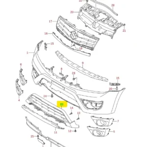 Darmowy zwrot Kratka zderzaka Suzuki Grand Vitara - wyprzedaż