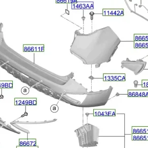 Wyjątkowa oferta Lampa przeciwmgielna tylna Kia Sportage Hybrid 21-25