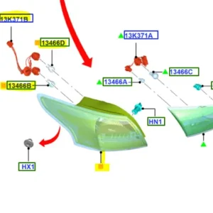 Lampa tylna focus 20142019 FORD Tylko dziś