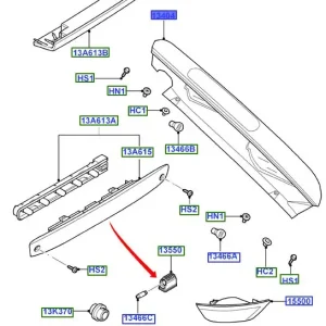 Lampa tylna lewa focus MK2 FORD - wyprzedaż Kup online