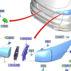 Nowość Lampa tylna lewa galaxy smax 2015FORD