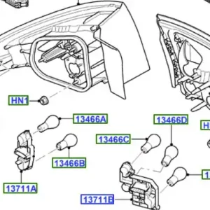 Dodaj do koszyka Lampa tylna lewa wewnętrzna MK4