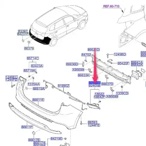 Lampa przeciwmgielna prawy tył 12-16 KIA Obniżka ceny