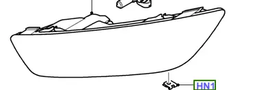 Lampa przeciwmgielna przednia prawa FORD Rabat