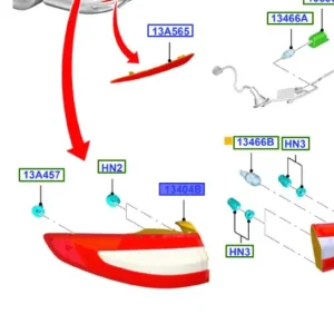 Lampa tylna prawa mondeo MK5 FORD Zamów teraz