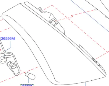Lampa tylna prawa NISSAN Premium