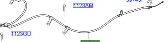 Linka hamulca ręcznego Hyundai Tylko do końca tygodnia