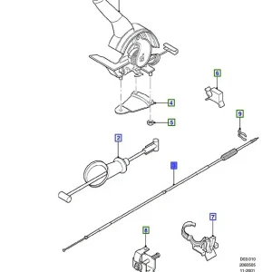 Bezpieczne zakupy Linka hamulca ręcznego mondeo MK3 20002007 FORD
