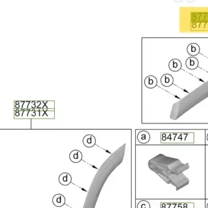 Wyjątkowa oferta Listwa błotnika tylnego prawa strona Hyundai Tucson