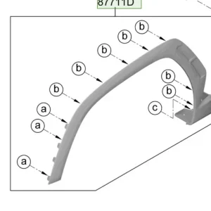 Listwa boczna błotnika lewa strona Hyundai Tucson Hit sprzedaży