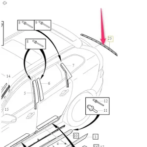 Listwa chromowa klapy tyl pokrywy bagażnika XC60 Volvo Super okazja