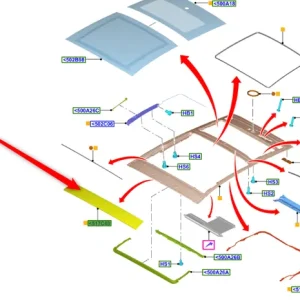 Listwa dachowa / 2017/ 2020FORD Tylko dziś