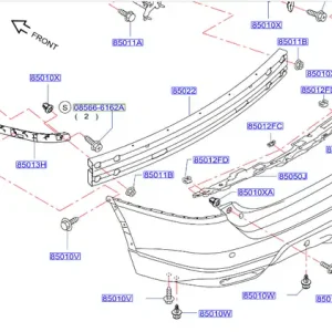 Oferta Listwa dolna zderzaka tył NISSAN