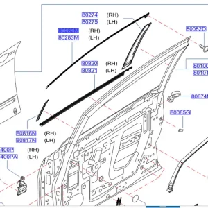 Darmowy zwrot Listwa drzwi prawa tylna nissan leaf - wyprzedaż