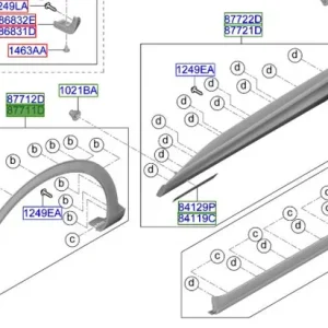 Listwa łukowa błotnika lewa Kia SPortage Hybrid 21-25 Wybór klientów