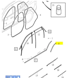 Ograniczona ilość Listwa łukowa błotnika lewy tył XC60 2018Volvo