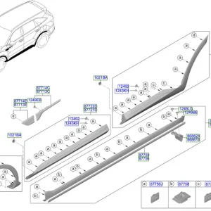 Listwa łukowa błotnika prawy przód Kia Sorento 20-23 Bezpieczna płatność