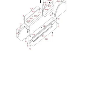 Listwa łukowa błotnika prawy tył SX4 Suzuki Promocja
