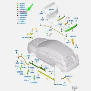 Cena promocyjna Listwa drzwi tylnych prawych FORD