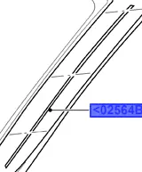 Ostatnia szansa Listwa lewa szyby przedniej FORD