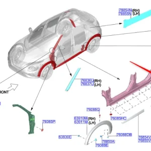 Listwa nadkola tylna prawa NISSAN Kup online