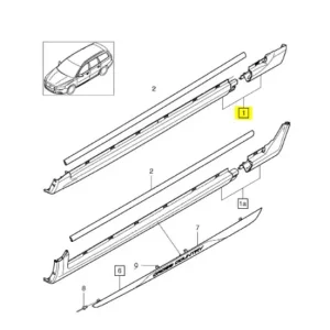 Listwa nakładka progowa lewa 2008Volvo Do wyczerpania zapasów