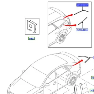 Promocja Listwa okienna lewa mondeo MK4 kombi FORD - wyprzedaż