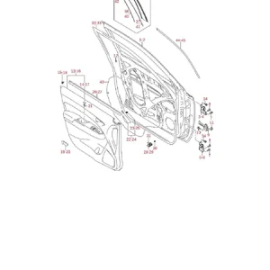 Listwa tylna drzwi lewy przód vitara Suzuki Hit sprzedaży
