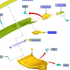 Dodaj do koszyka Listwa progowa lewy przód focus cmax 1518 FORD