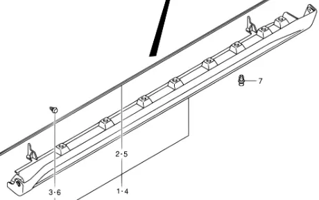 Bezpieczna płatność Listwa progowa prawa Suzuki