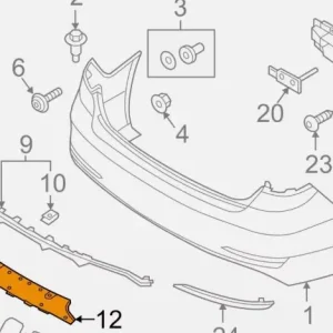 Oferta limitowana Listwa zderzaka tylnego sonata 1517