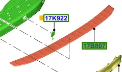 Listwa zderzaka tył Łatwy zwrot