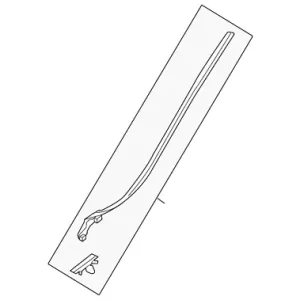 Listwa ozdobna lewa szyby czolowej V60 S60 Volvo Bezpieczna płatność