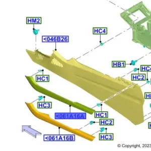 Hit cenowy Listwa prawa tunelu środkowego przedniego edge 2015 FORD - wyprzedaż