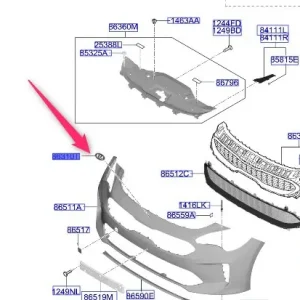 Logo maski silnika KIA Hit cenowy